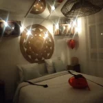 Chambre de la loveroom romantique et cosy