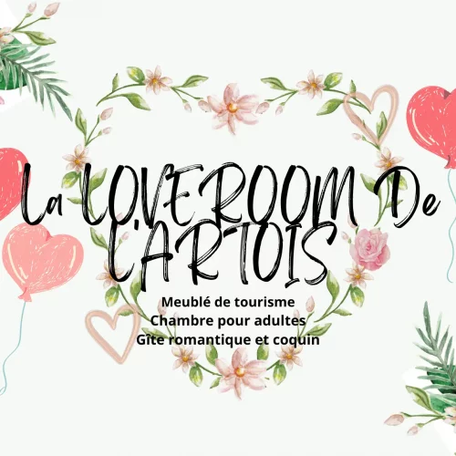 La Loveroom de l'artois-loveroom à la décoration cosy et romantique avec un étage 50 nuances de Grey